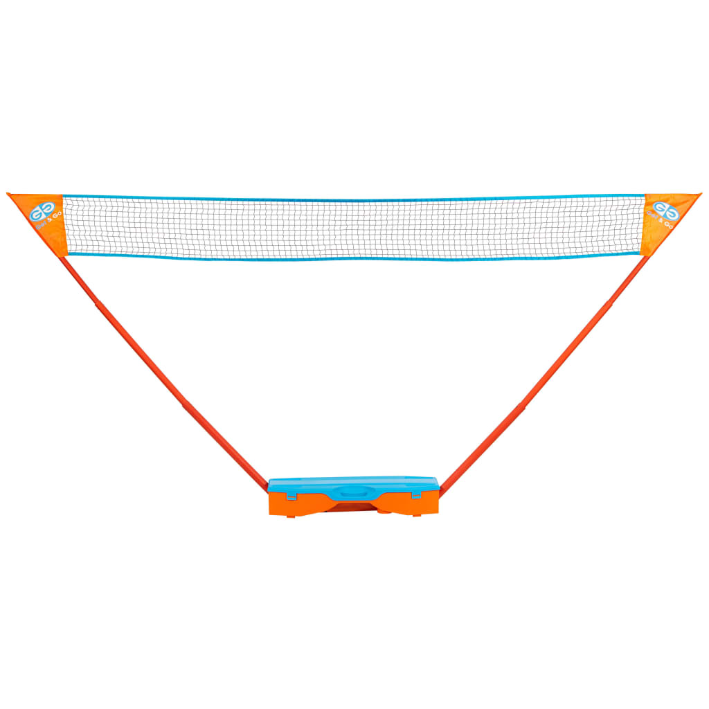 Get & Go Set de jocuri de badminton instant, albastru și portocaliu - Lando