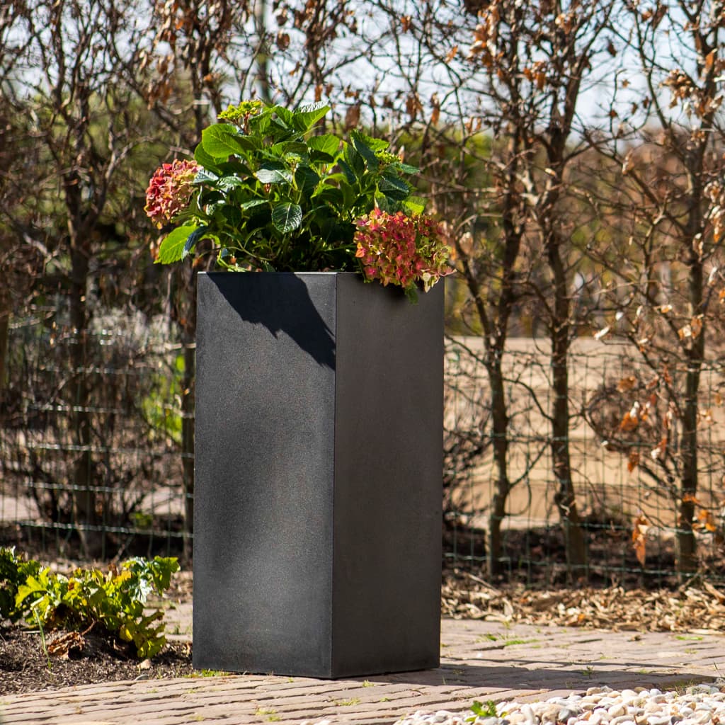 Capi Jardinieră Urban Smooth, negru, 36x79 cm,  dreptunghiulară - Lando