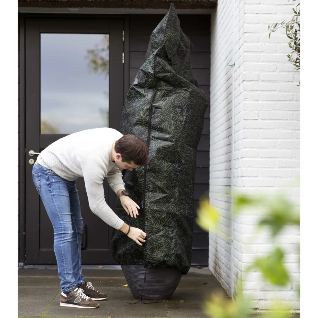 Capi Husă pentru plante, imprimeu negru/verde, mediu, 100x200 cm Lando - Lando