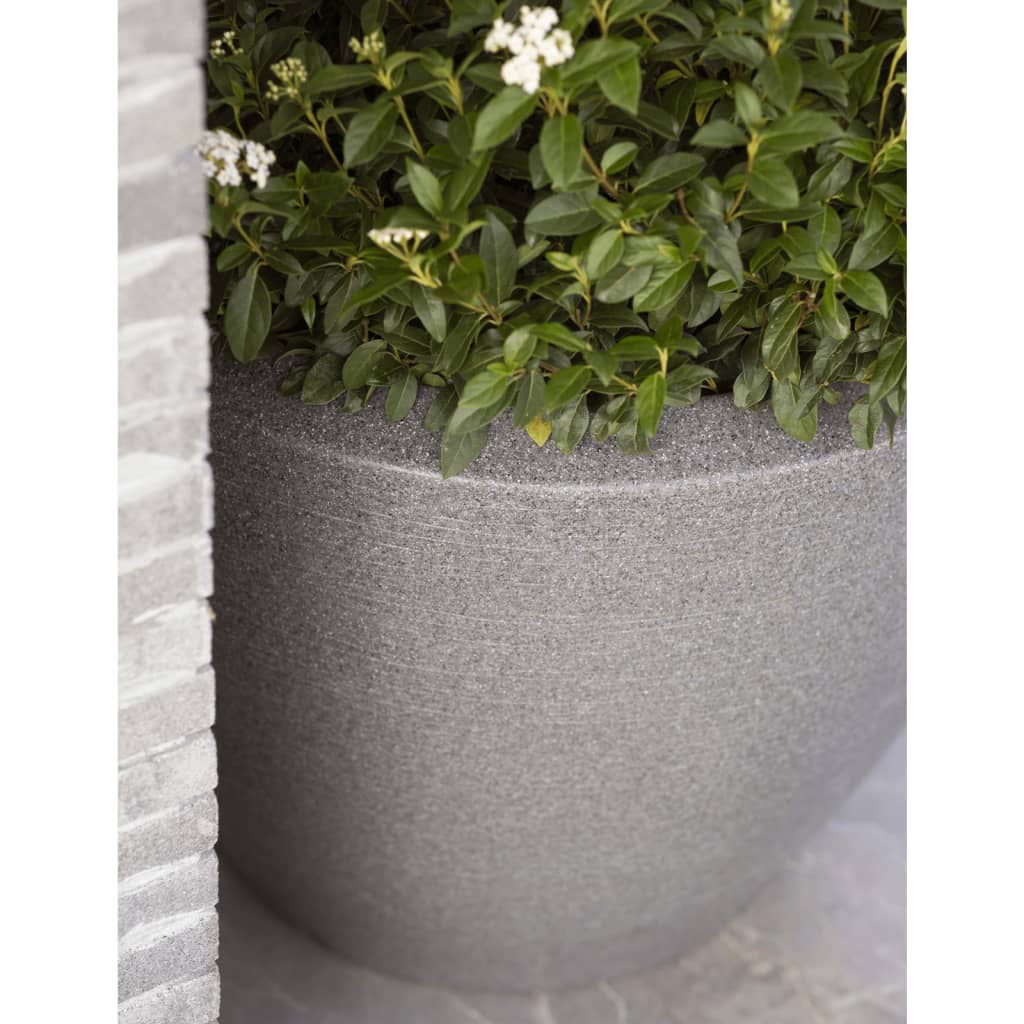 Capi Jardinieră plante joasă „Arc Granite”, conică, antracit, 60x48 cm - Lando
