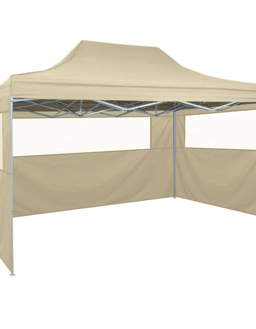 Загрузите изображение в средство просмотра галереи, 42513 Foldable Tent Pop-Up with 4 Side Walls 3x4,5 m Cream White Lando - Lando

