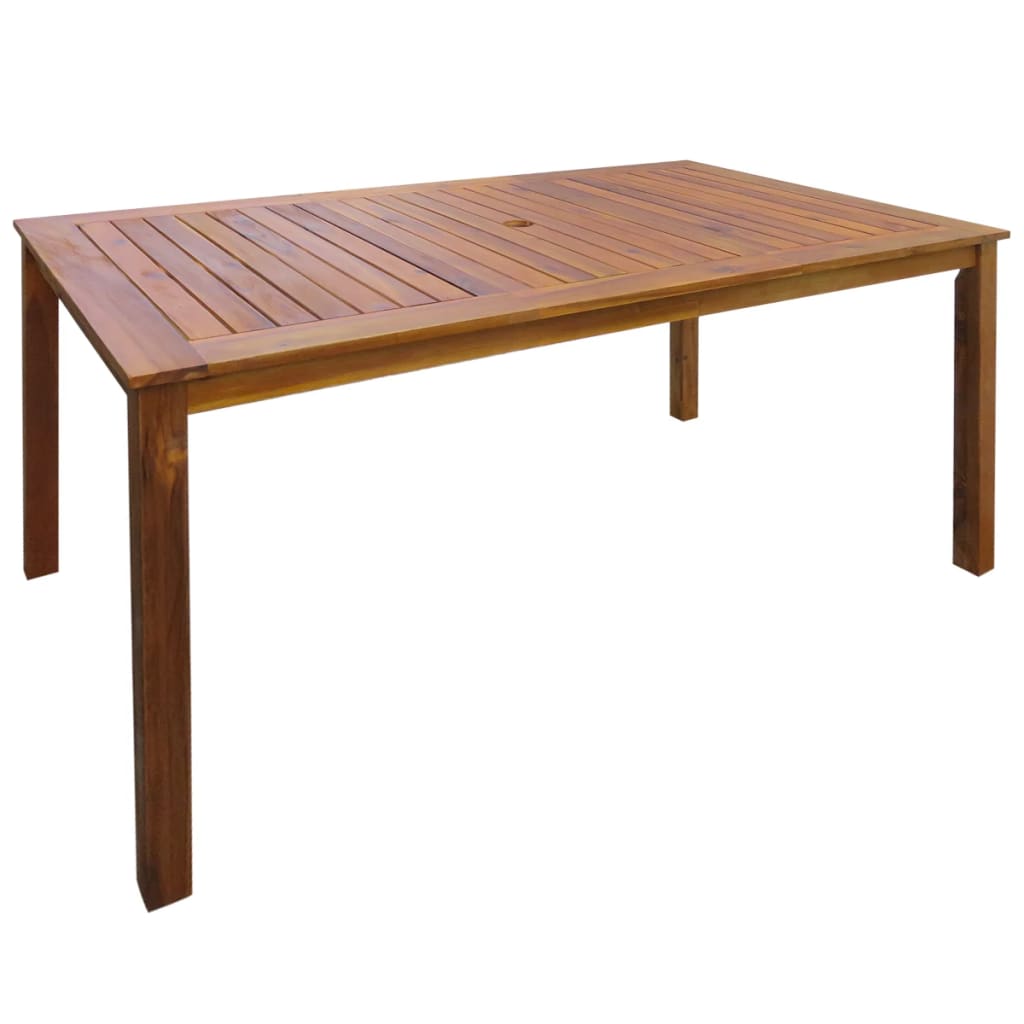 Set mobilier de exterior, 7 piese, lemn masiv de acacia Lando - Lando