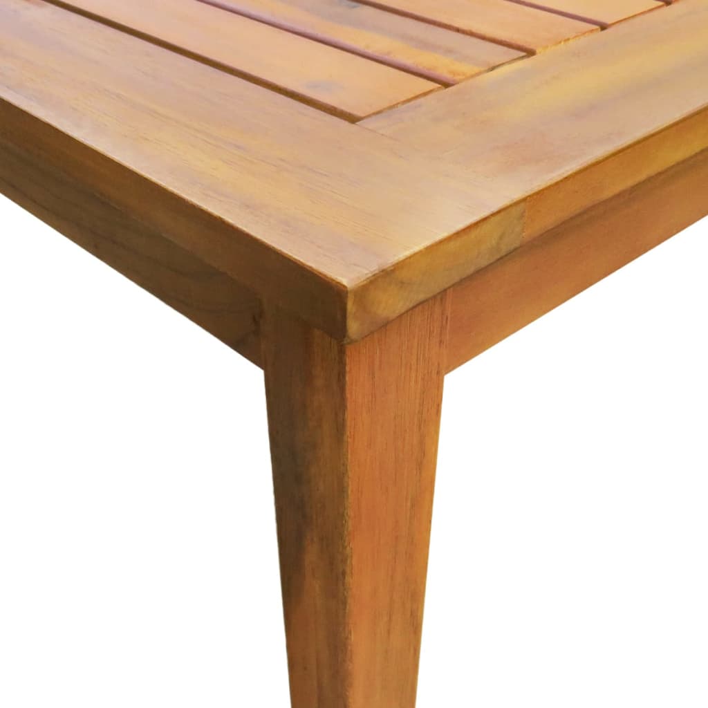 Set mobilier de exterior, 7 piese, lemn masiv de acacia - Lando