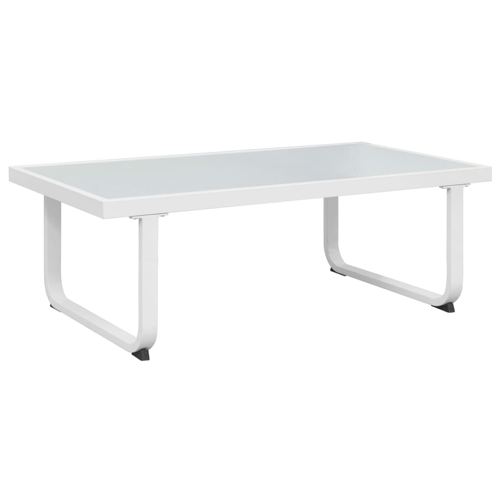 Set mobilier de grădină cu perne, 4 piese, negru, aluminiu Lando - Lando