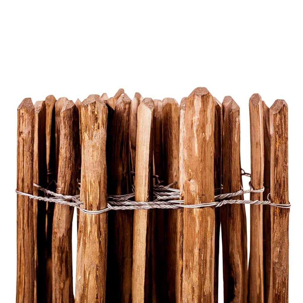 Gard din șipci, 120 x 250 cm, lemn de alun - Lando
