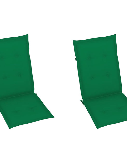 Încărcați imaginea în vizualizatorul Galerie, Perne scaun de grădină, 2 buc, verde, 120x50x3 cm Lando - Lando
