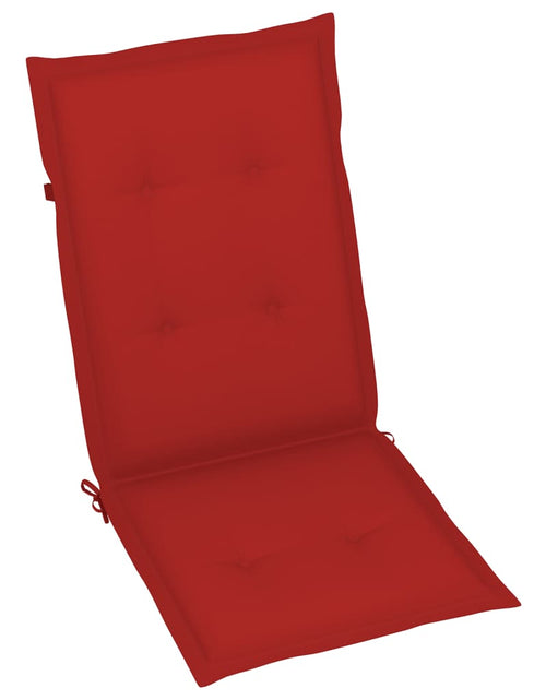 Încărcați imaginea în vizualizatorul Galerie, Perne scaun de grădină, 4 buc, roșu, 120x50x3 cm Lando - Lando
