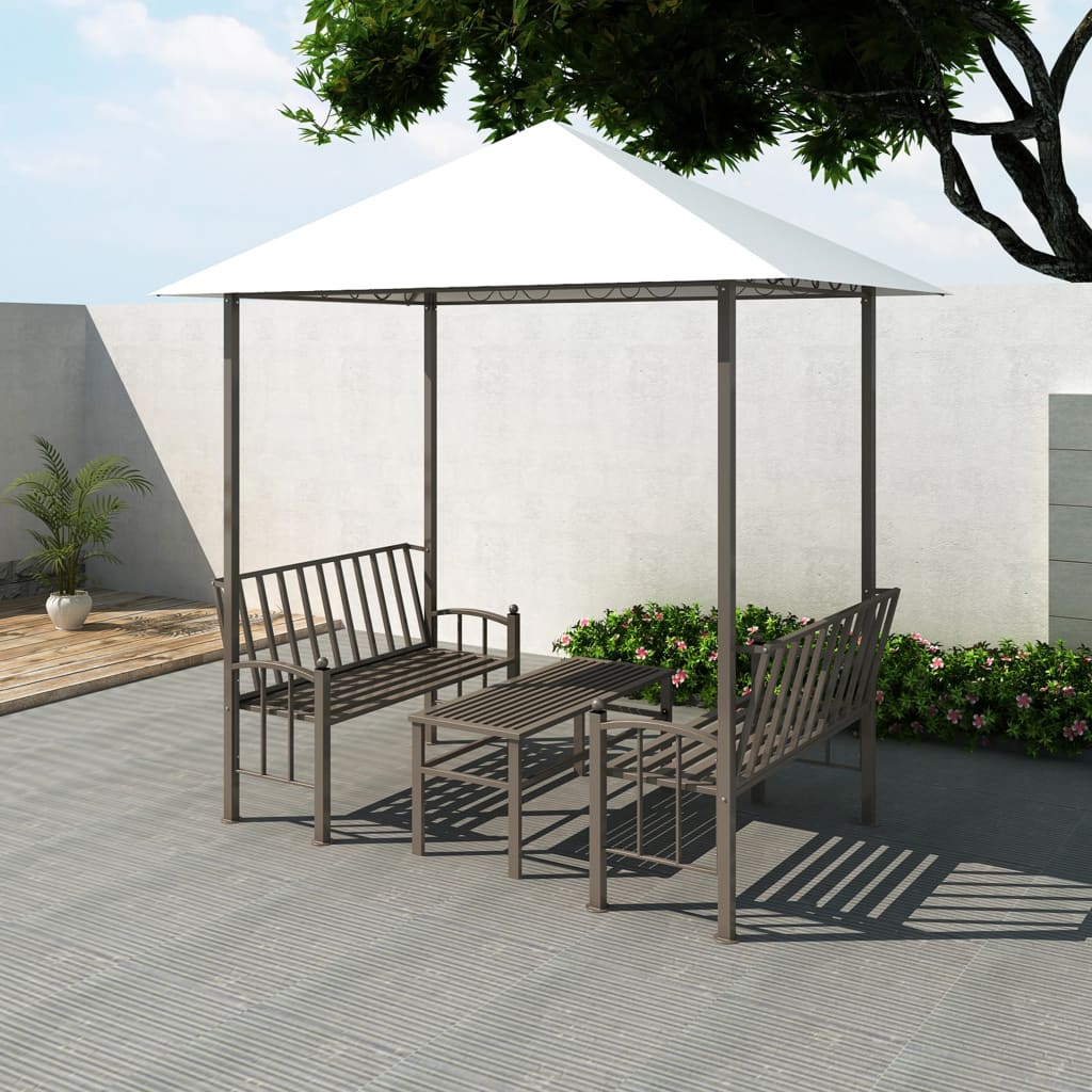 Pavilion de grădină cu masă și bănci 2,5x1,5x2,4 m Lando - Lando