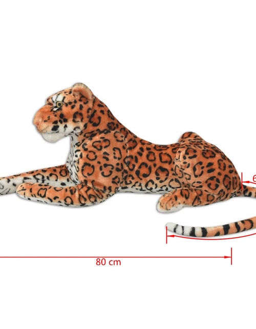 Încărcați imaginea în vizualizatorul Galerie, Leopard de jucărie din pluș maro XXL Lando - Lando
