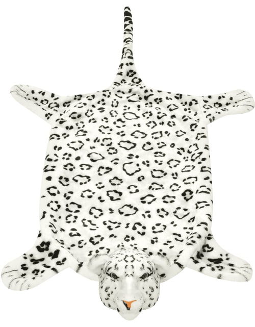 Încărcați imaginea în vizualizatorul Galerie, Covor cu model leopard 139 cm Pluș Alb Lando - Lando
