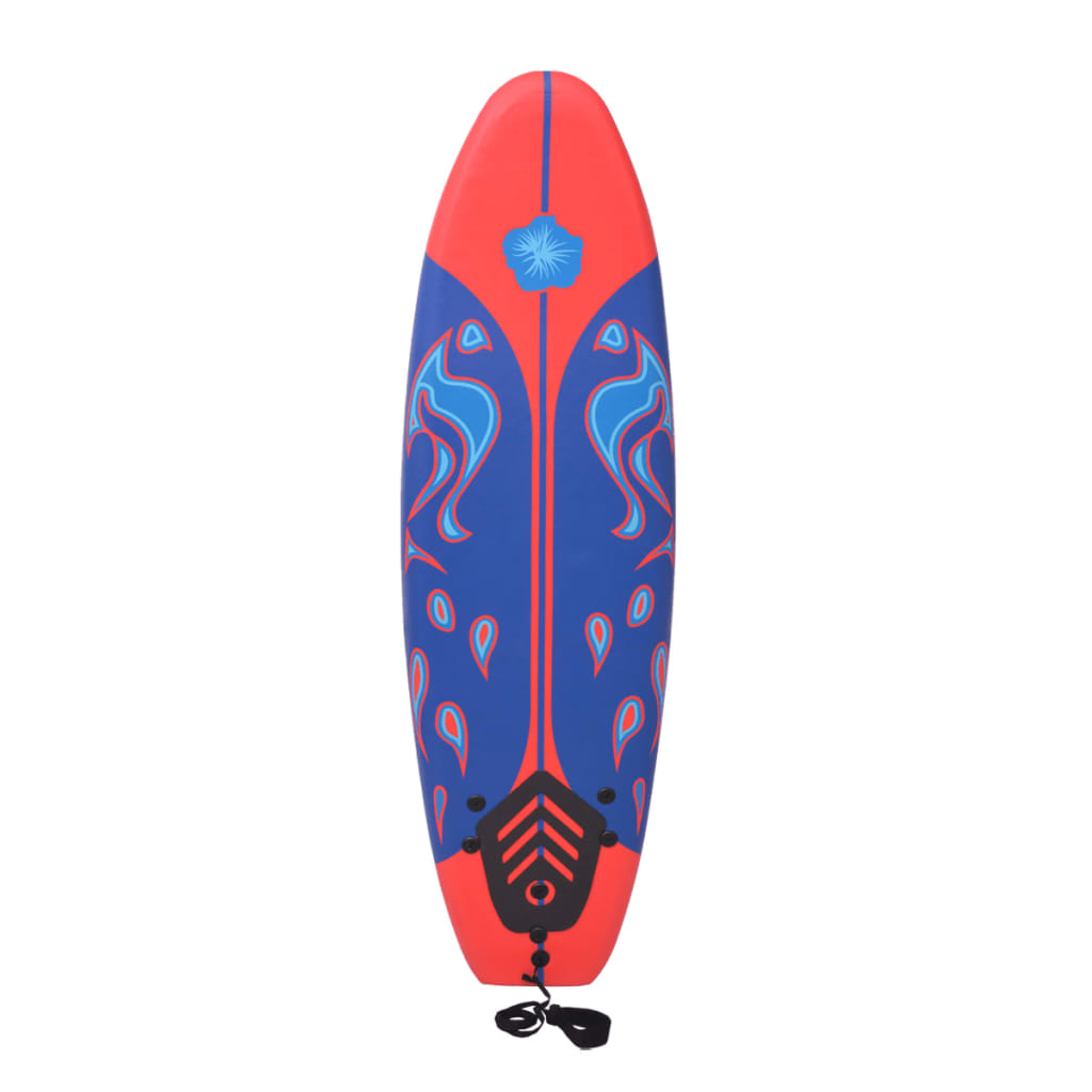 Placă de surf, albastru și roșu, 170 cm - Lando