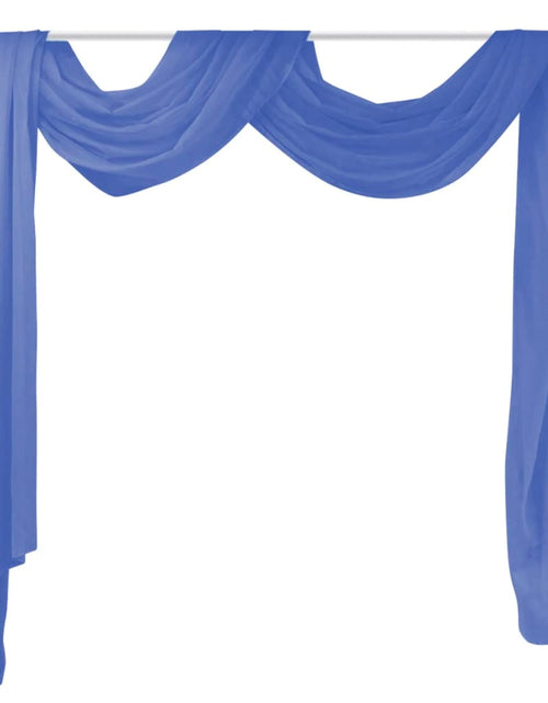 Загрузите изображение в средство просмотра галереи, Draperie din voal 140 x 600 cm, albastru regal - Lando
