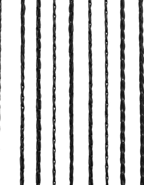 Încărcați imaginea în vizualizatorul Galerie, Draperii cu franjuri, 2 buc., 140 x 250 cm, negru - Lando
