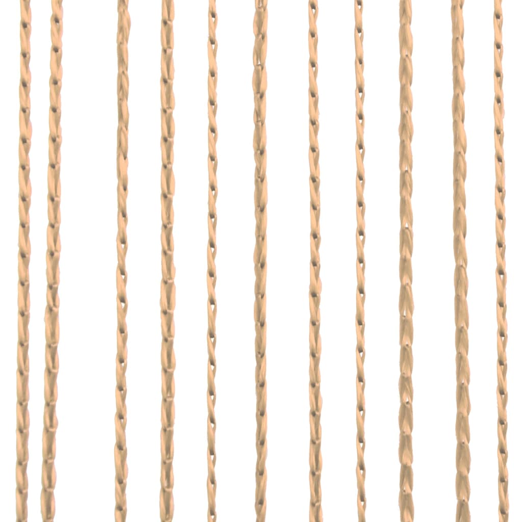 Draperii cu franjuri, 2 buc., 140 x 250 cm, bej - Lando