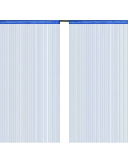 Încărcați imaginea în vizualizatorul Galerie, Draperii cu franjuri, 2 buc., 140 x 250 cm, albastru - Lando

