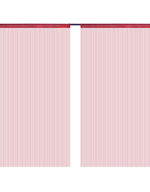 Încărcați imaginea în vizualizatorul Galerie, Draperii cu franjuri, 2 buc., 140 x 250 cm, roșu burgund - Lando
