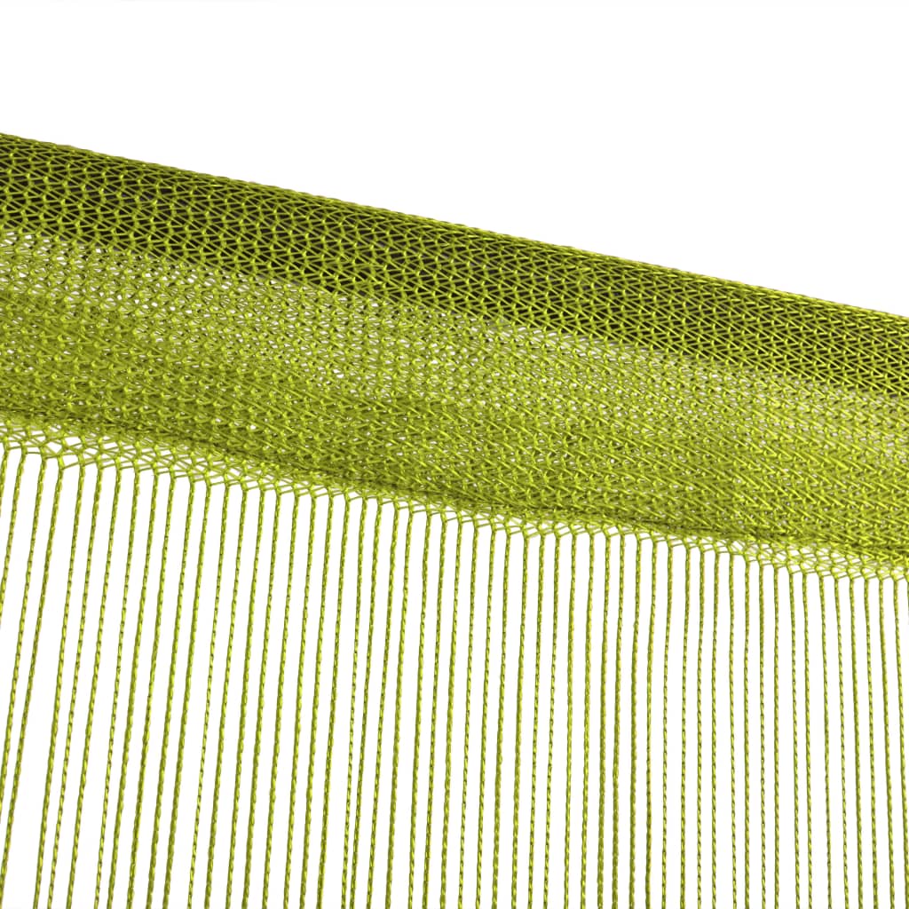 Draperii cu franjuri, 2 buc., 100 x 250 cm, verde - Lando