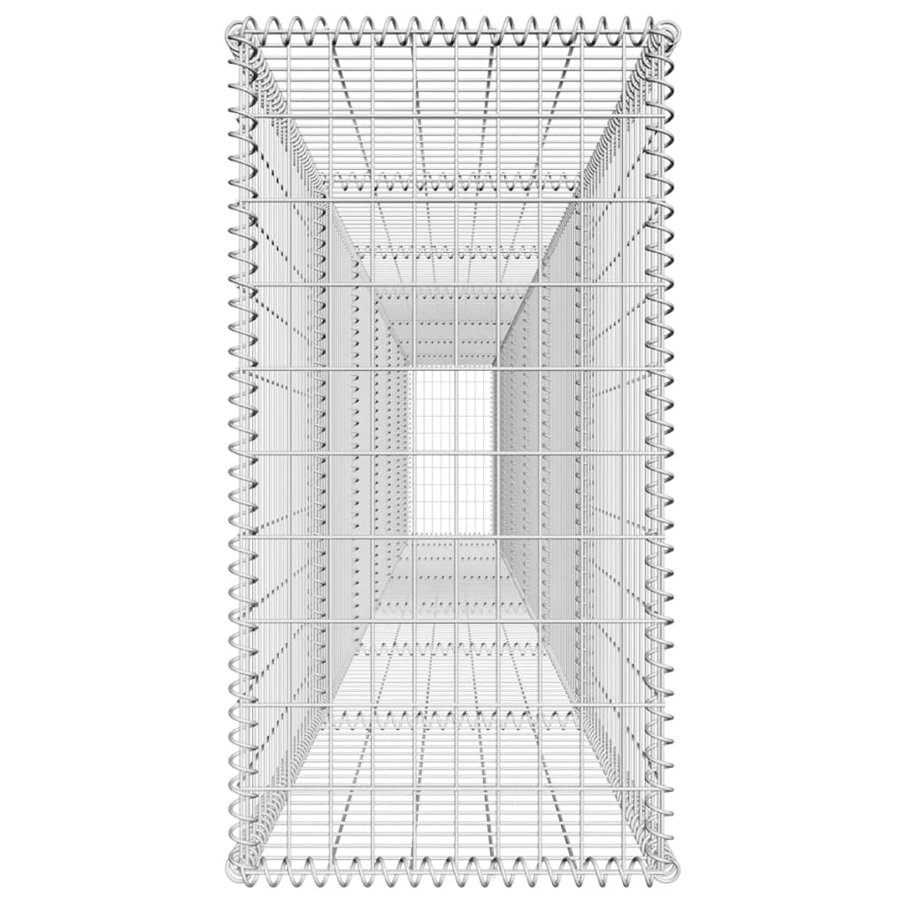 Perete gabion cu capac, 600 x 50 x 100 cm, oțel galvanizat Lando - Lando