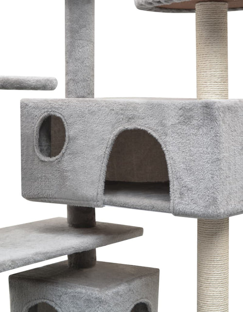 Încărcați imaginea în vizualizatorul Galerie, Ansamblu pentru pisici cu funie de sisal, 125 cm, gri Lando - Lando
