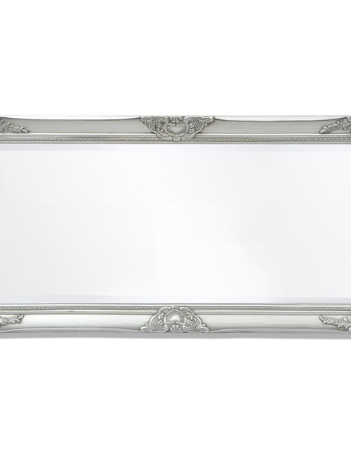 Încărcați imaginea în vizualizatorul Galerie, Oglindă verticală în stil baroc, 100 x 50 cm, argintiu - Lando
