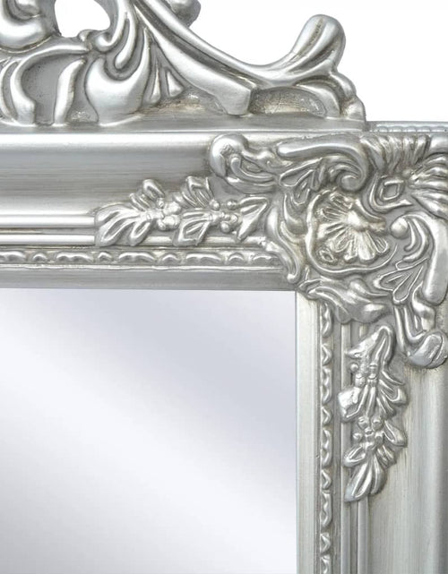Загрузите изображение в средство просмотра галереи, Oglindă verticală în stil baroc 160 x 40 cm argintiu Lando - Lando
