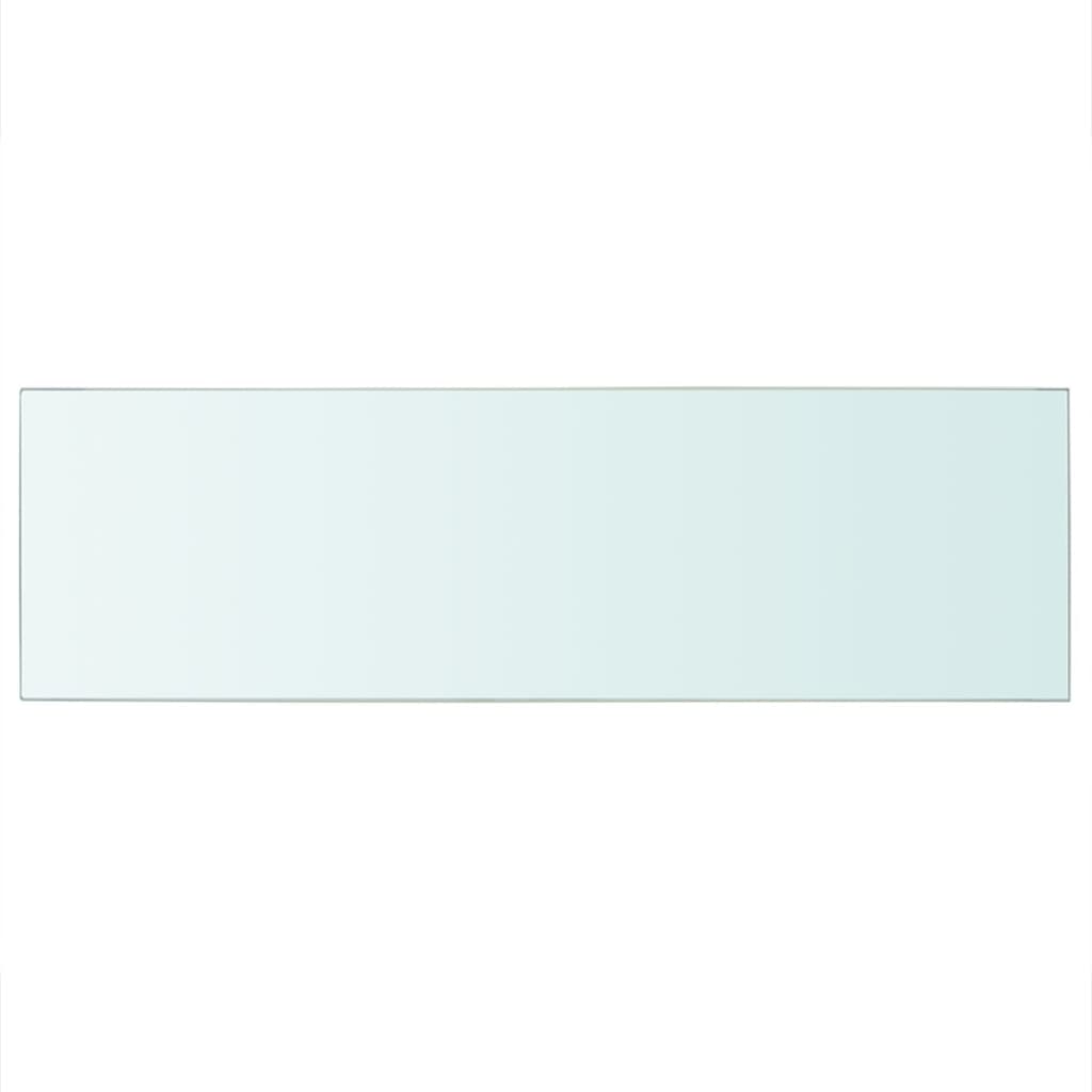 Raft din sticlă transparentă, 80 x 25 cm - Lando