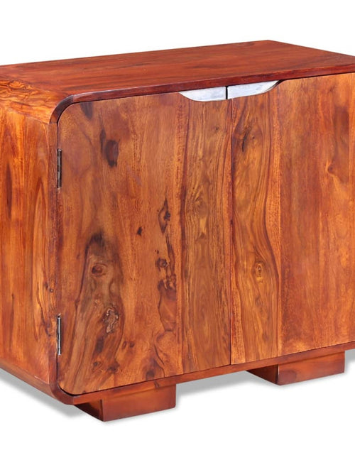 Загрузите изображение в средство просмотра галереи, Servantă din lemn masiv de sheesham 75 x 35 x 60 cm - Lando
