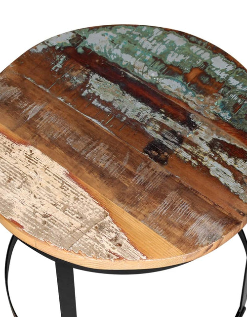 Încărcați imaginea în vizualizatorul Galerie, Set măsuță cafea 2 piese 40cm/50cm lemn masiv reciclat rotund Lando - Lando
