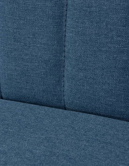 Încărcați imaginea în vizualizatorul Galerie, Canapea cu material textil, 117 x 55,5 x 77 cm, albastru - Lando
