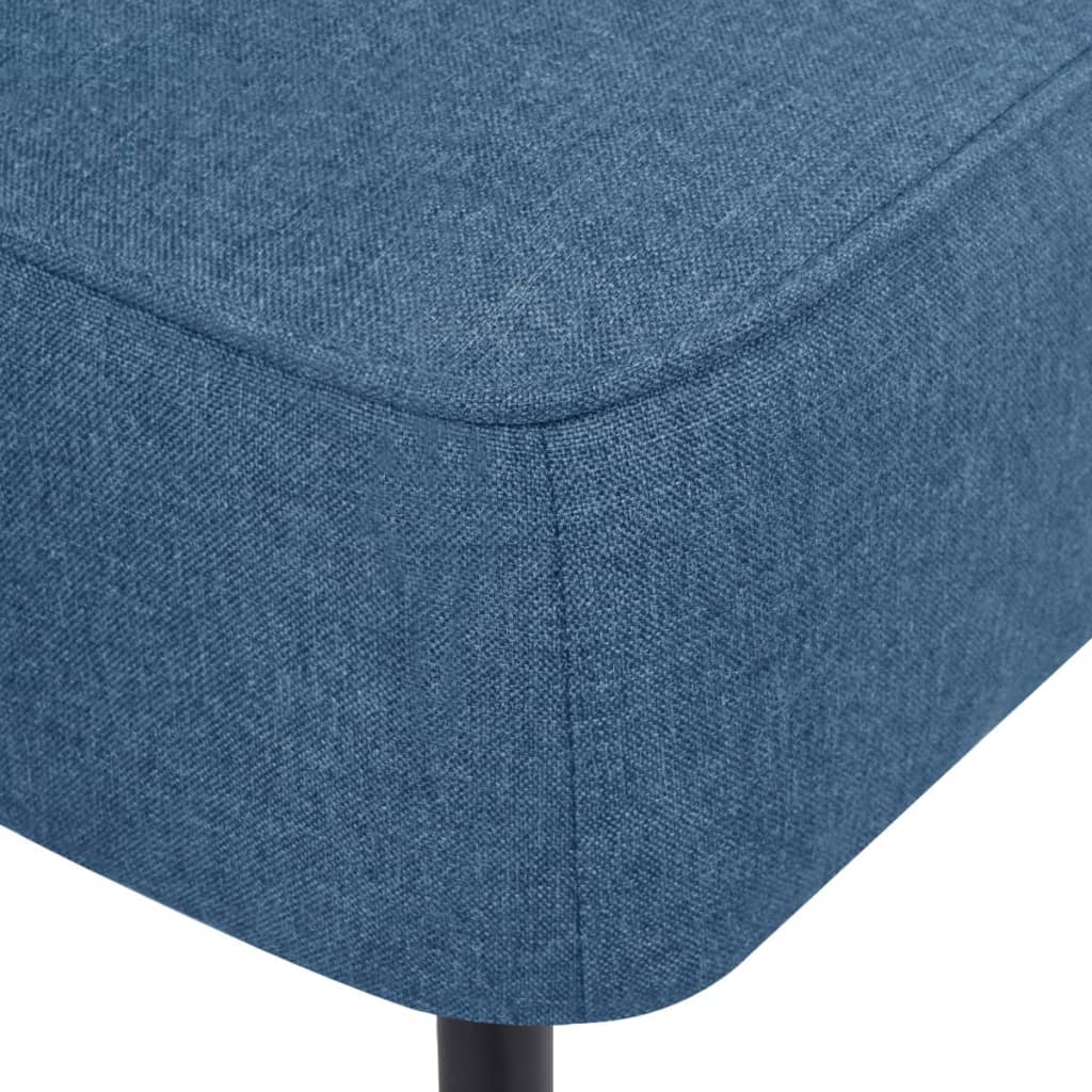 Scaun cocktail, albastru, material textil Lando - Lando