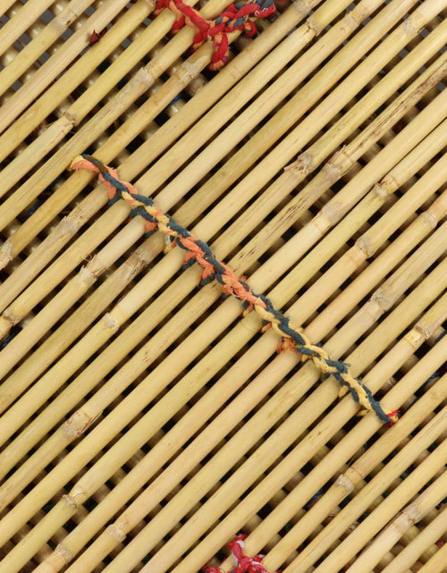 Încărcați imaginea în vizualizatorul Galerie, Măsuță de cafea, bambus, cu detalii chindi, multicolor Lando - Lando
