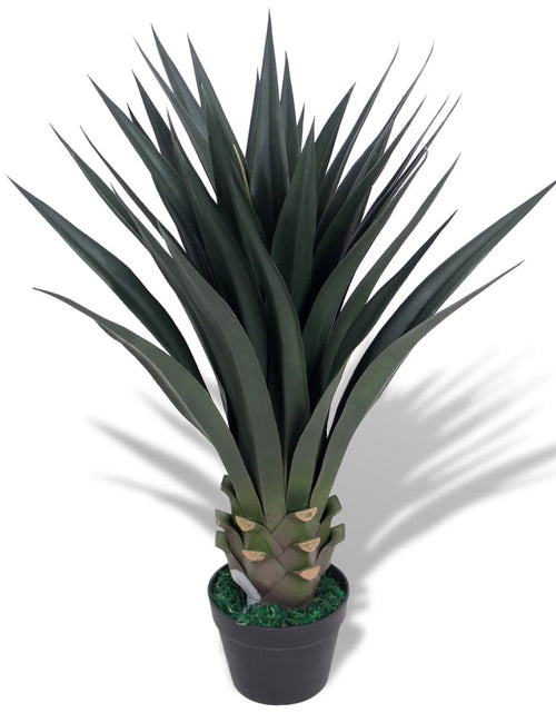 Загрузите изображение в средство просмотра галереи, Plantă artificială Yucca cu ghiveci, 90 cm, verde Lando - Lando
