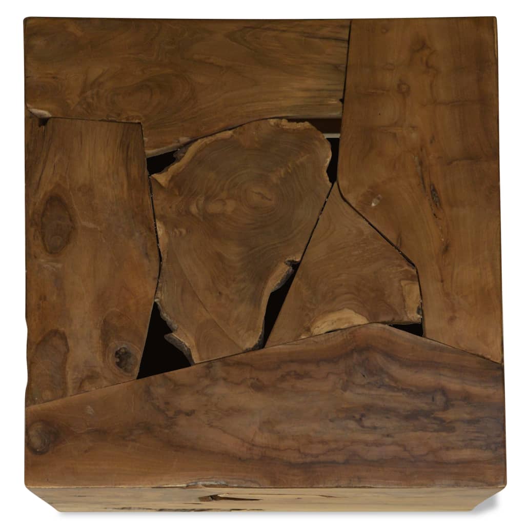 Măsuță de cafea, 50 x 50 x 35 cm, lemn de tec natural, maro Lando - Lando
