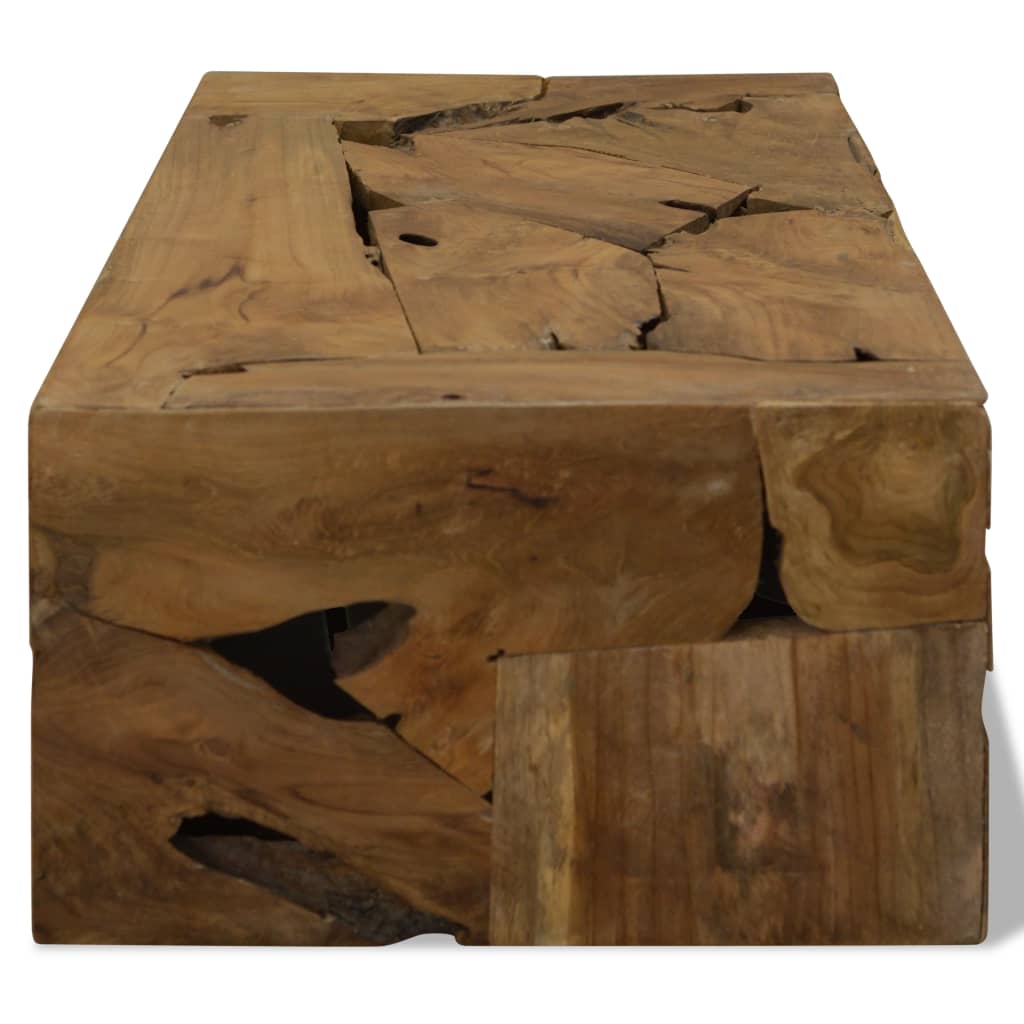 Măsuță de cafea, 90 x 50 x 30 cm, lemn de tec natural, maro Lando - Lando