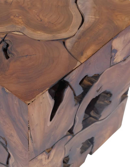 Загрузите изображение в средство просмотра галереи, Taburete/măsuță de cafea din lemn de tec masiv Lando - Lando
