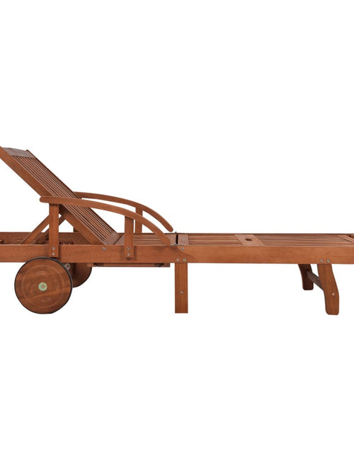 Încărcați imaginea în vizualizatorul Galerie, Șezlonguri cu masă, 2 buc., lemn masiv de acacia - Lando
