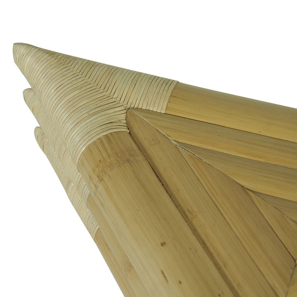 Mese noptieră, 2 buc., 60 x 60 x 40 cm, bambus natural - Lando