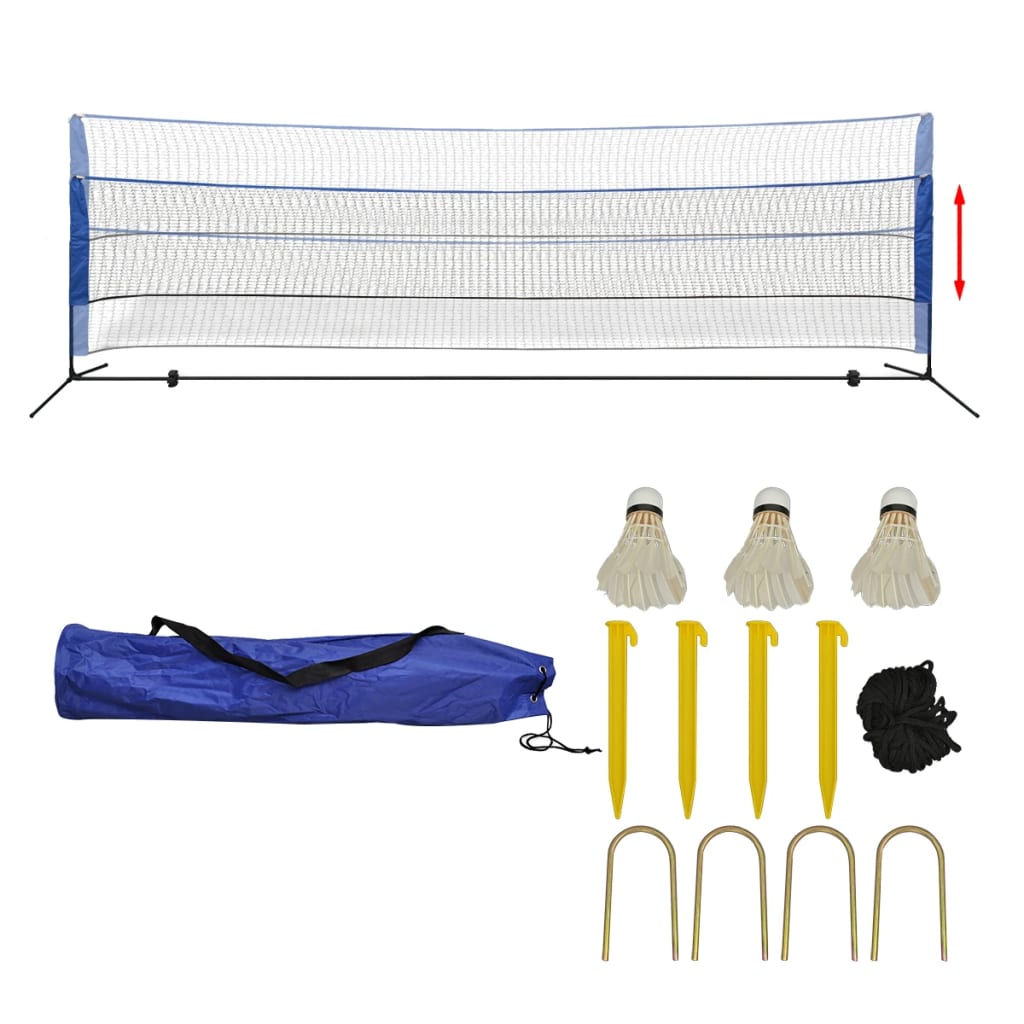 Set fileu de badminton, cu fluturași, 500x155 cm Lando - Lando