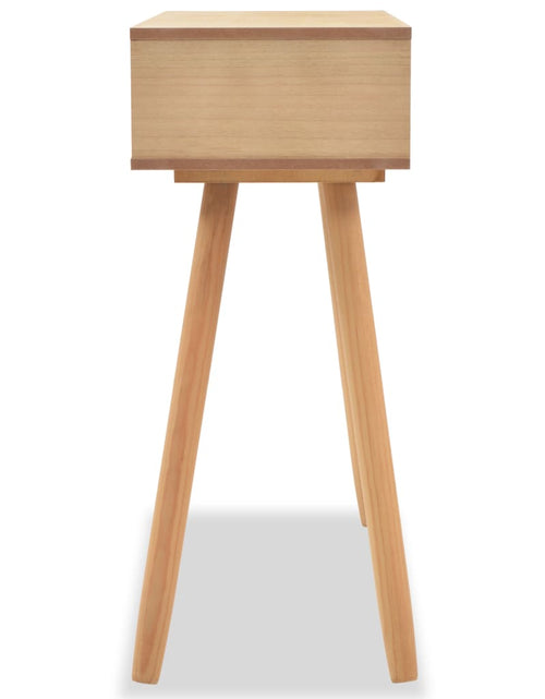 Загрузите изображение в средство просмотра галереи, Masă consolă, lemn masiv de pin 80x30x72 cm, maro Lando - Lando
