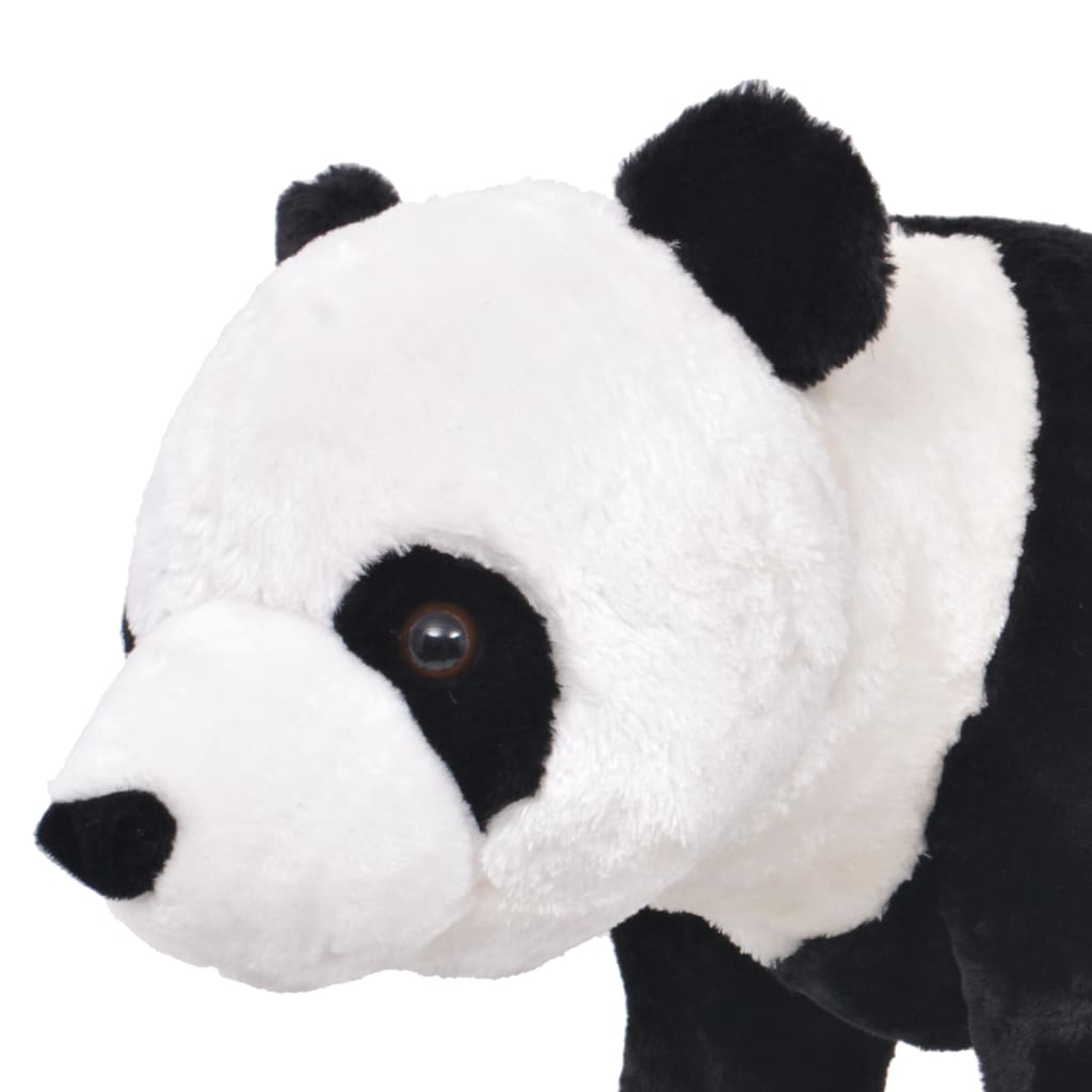 Urs panda de jucărie din pluș în picioare, alb și negru, XXL Lando - Lando