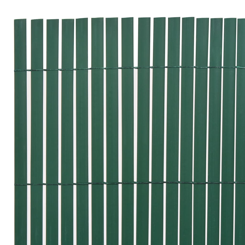 Gard de grădină cu două fețe, verde, 90 x 300 cm, PVC Lando - Lando