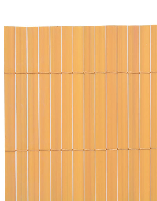Загрузите изображение в средство просмотра галереи, Gard de grădină cu două fețe, galben, 90 x 500 cm, PVC Lando - Lando
