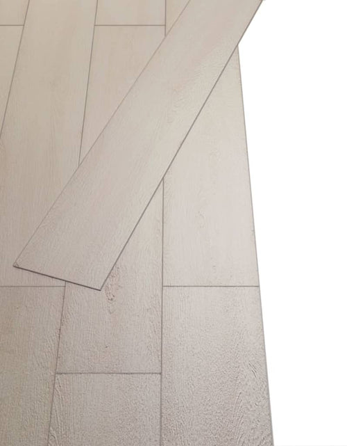 Загрузите изображение в средство просмотра галереи, Plăci pardoseală autoadezive stejar clasic alb 5,02 m² 2 mm PVC Lando - Lando
