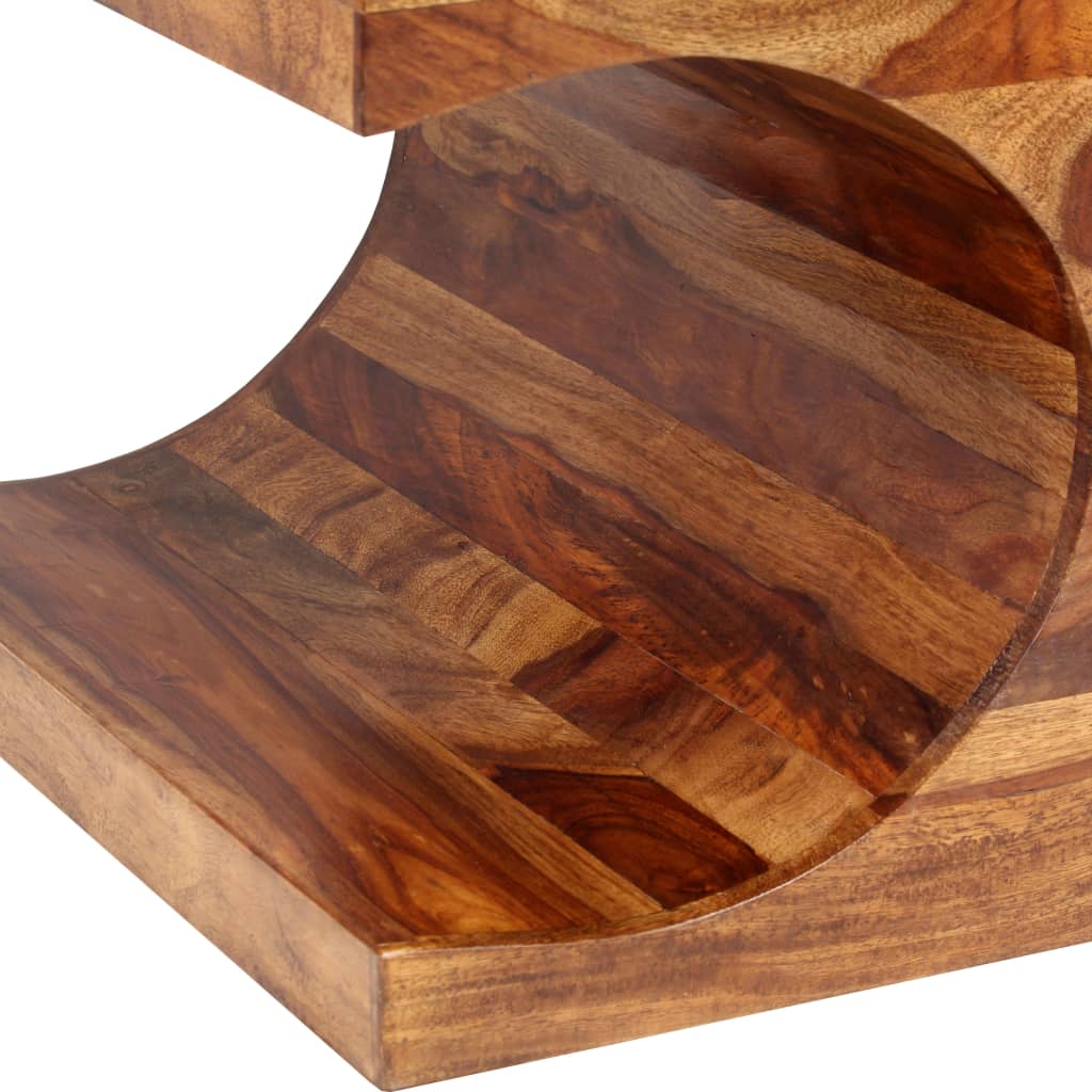 Masă de cafea, lemn masiv de palisandru 90x50x35 cm Lando - Lando