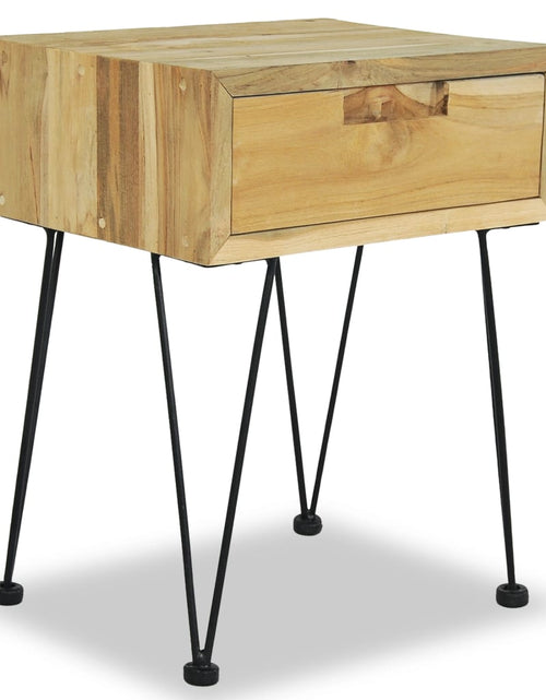 Загрузите изображение в средство просмотра галереи, Noptieră, 40x30x50 cm, lemn masiv de tec - Lando
