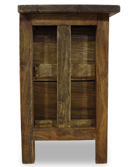 Загрузите изображение в средство просмотра галереи, Noptieră, lemn masiv reciclat, 40x30x51 cm - Lando

