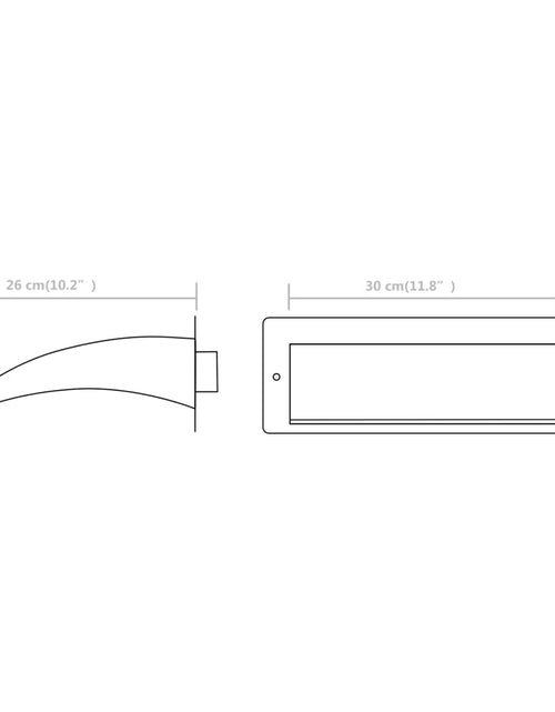 Загрузите изображение в средство просмотра галереи, Fântână de piscină, argintiu, 30x9x26 cm, oțel inoxidabil Lando - Lando
