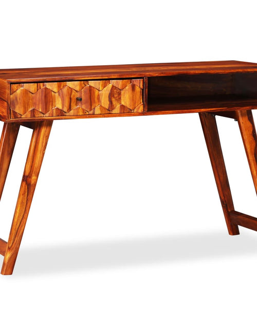 Încărcați imaginea în vizualizatorul Galerie, Masă de scris din lemn masiv de sheesham 118 x 50 x 76 cm Lando - Lando
