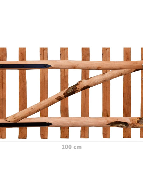 Загрузите изображение в средство просмотра галереи, Poartă de gard simplă, din lemn de alun, 100 x 60 cm Lando - Lando
