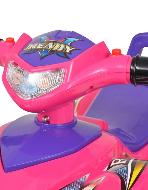 Загрузите изображение в средство просмотра галереи, ATV de plimbare pentru copii cu sunet și lumină roz și violet Lando - Lando

